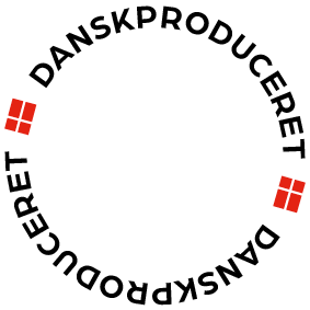 Grafik hvor der står "Danskproduceret"